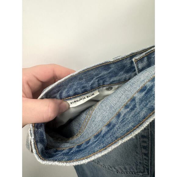 SLVRLAKE Distressed Virgina Slim Jean Size 28 - Picture 7 of 7